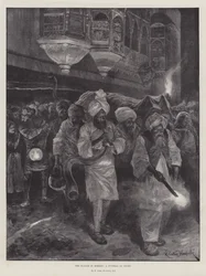 Zaraza w Bombaju, pogrzeb w nocy